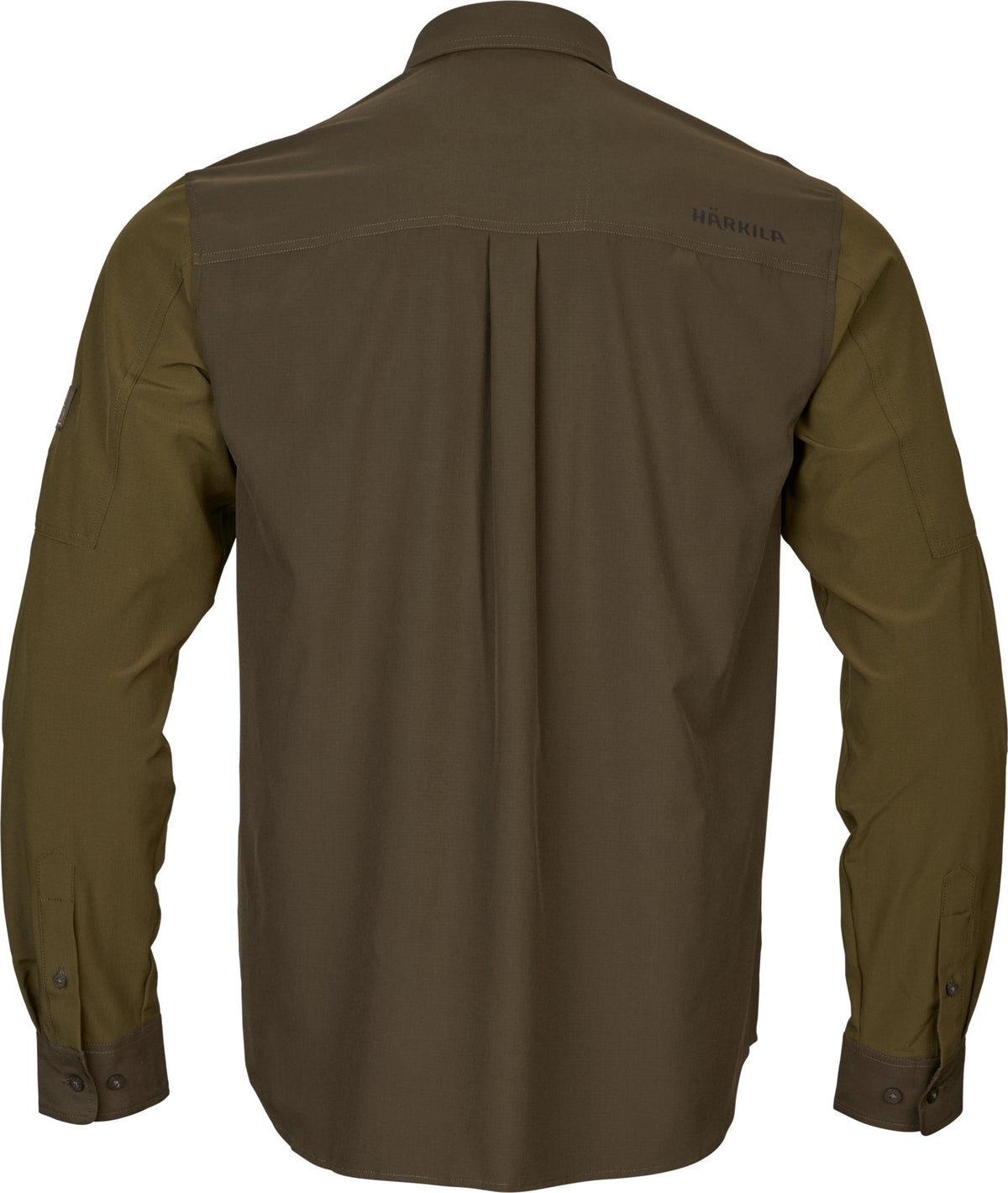 Logmar letvægts L/S-skjorte Dark olive/Willow green - Härkila