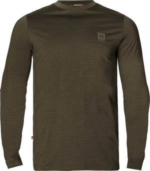 Härkila Base All Season L/S t-shirt - Willow green - Härkila