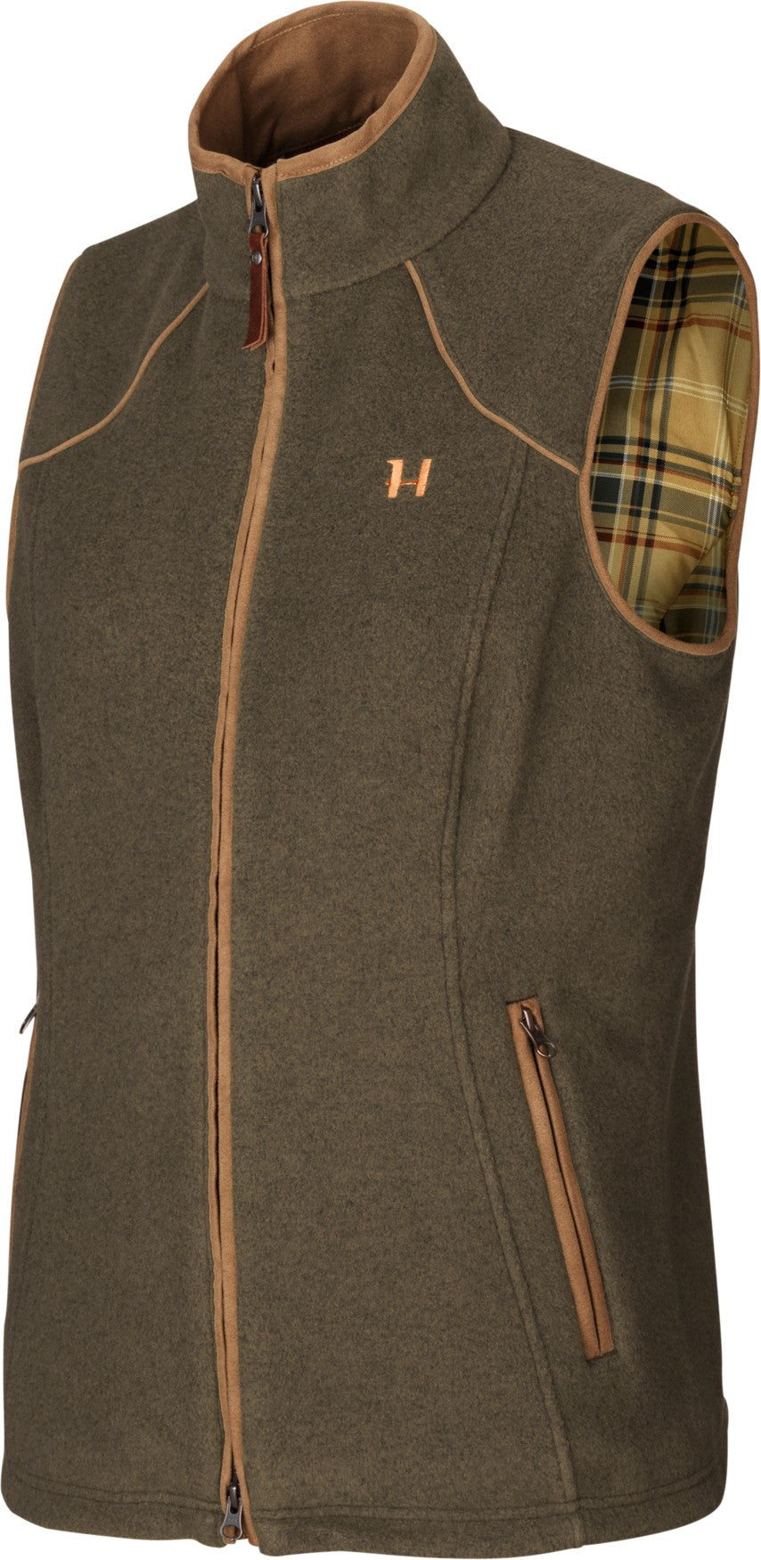 Sandhem Lady fleece vest Willow green melange - Härkila