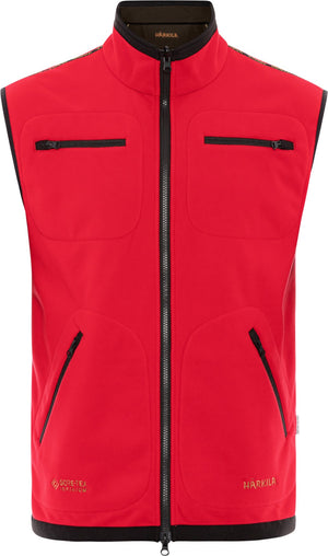 Kamko fleece vest Brown/Red - Härkila