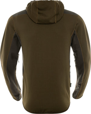 Deer Stalker - fleece hoodie Willow green/Shadow brown - Härkila