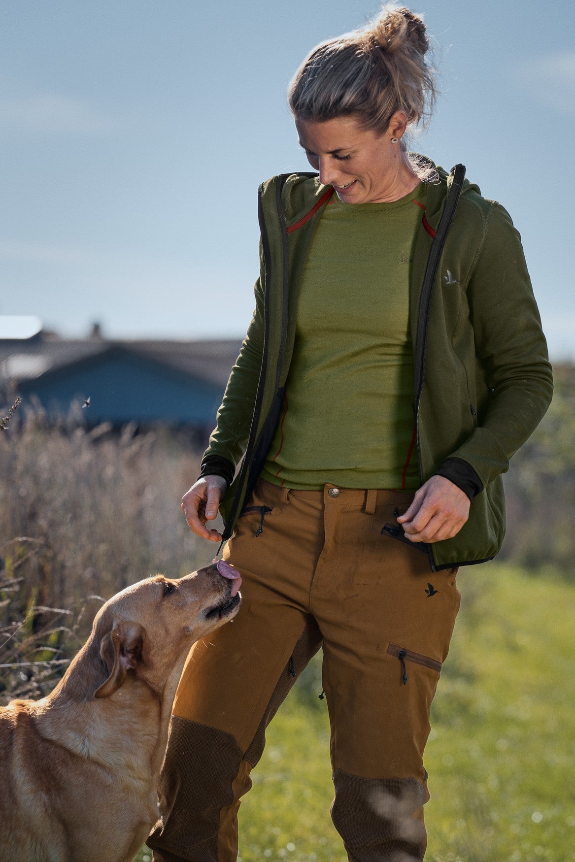 Power fleece Women - Pine green - Seeland