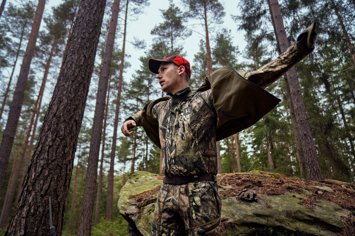 Str. S - Moose Hunter 2.0 - L/S t-shirt MossyOak®Break-up Country® - Härkila - Ombytningsvare