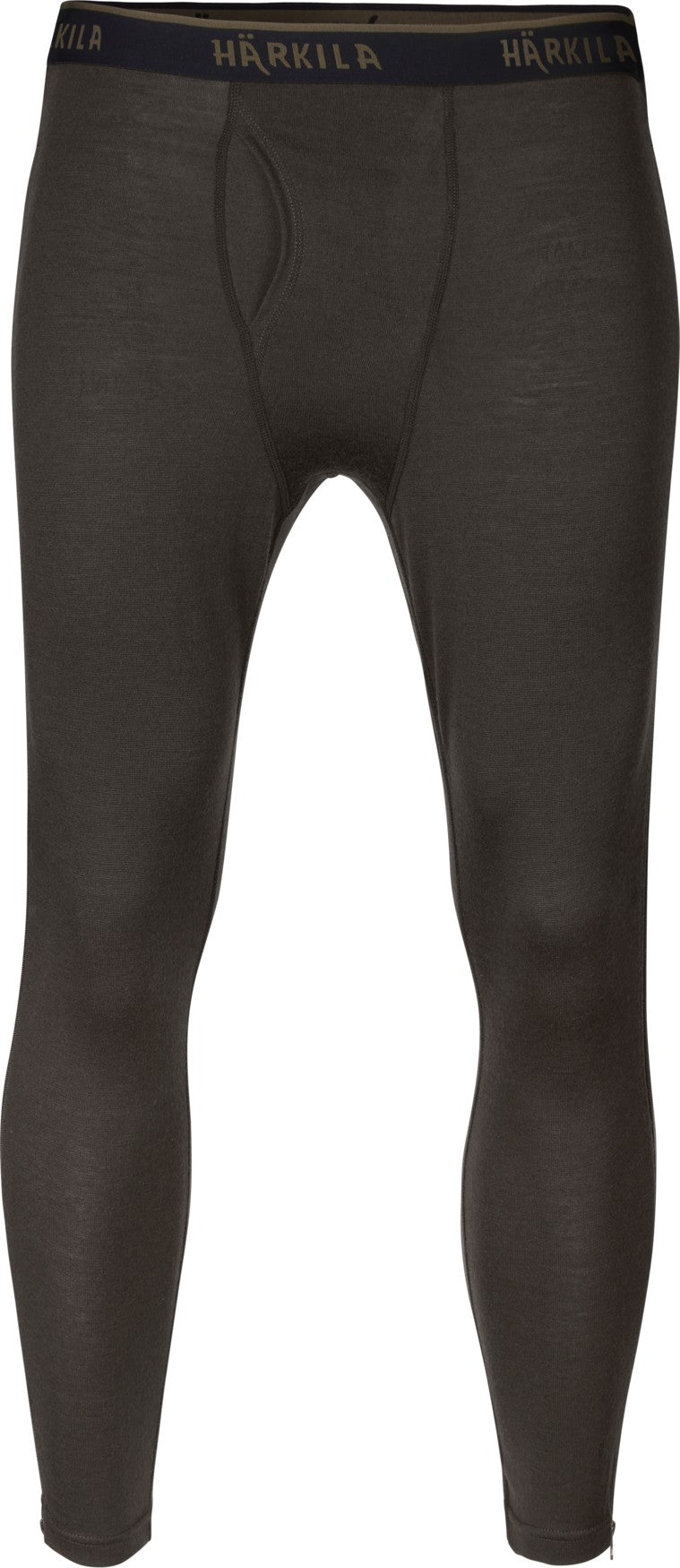 Härkila Base All Season side zip long johns Shadow brown  - Härkila