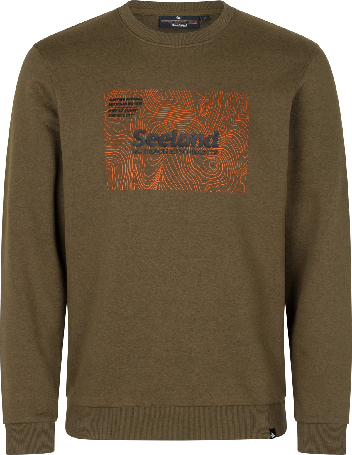 Pulse Sweatshirt Dark Olive Melange - Seeland