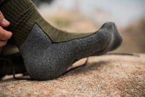 Field Strømpe - 3Pack Pine Green/Dark Grey - Seeland