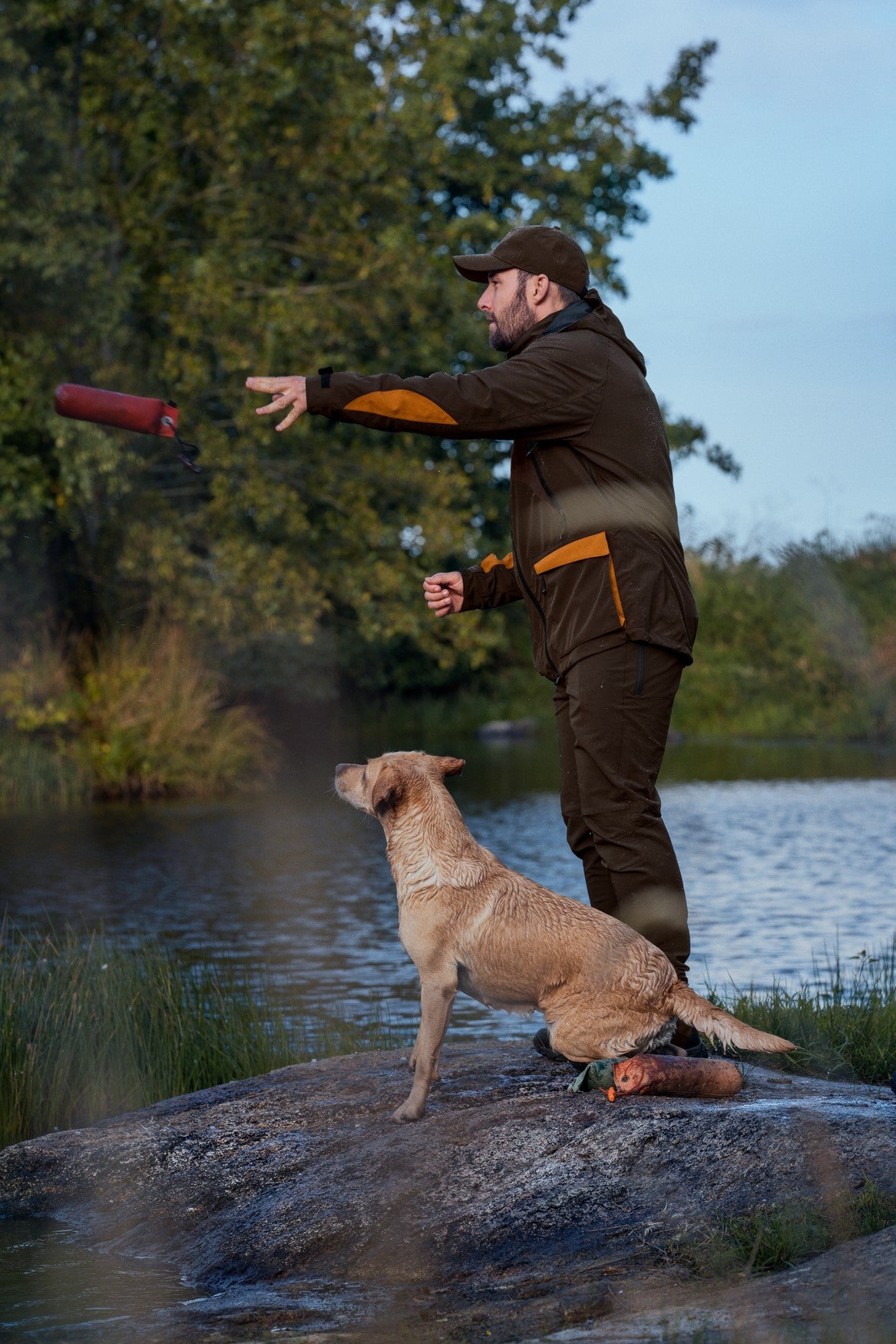 Dog Active - jakke - Dark brown - Seeland