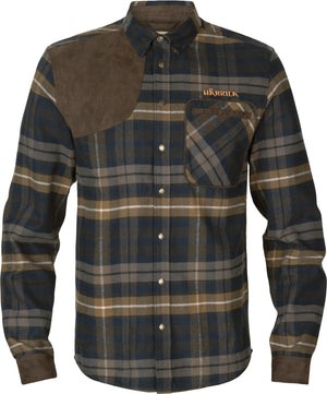 Jarne shooting L/S skjorte Dark olive - Härkila