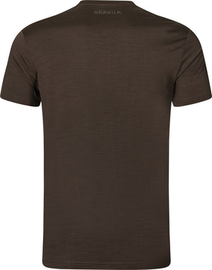Härkila Base All Season S/S t-shirt - Shadow brown - Härkila
