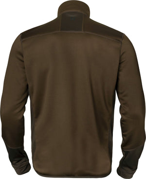 Härkila Scandinavian fleece jakke - Willow green/Deep brown - Härkila