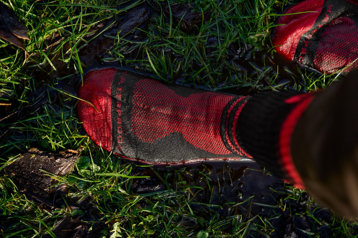 Härkila Vandtætte sokker Red/Black - Härkila