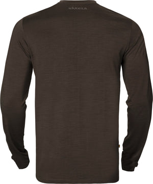 Härkila Base All Season L/S t-shirt - Shadow brown - Härkila