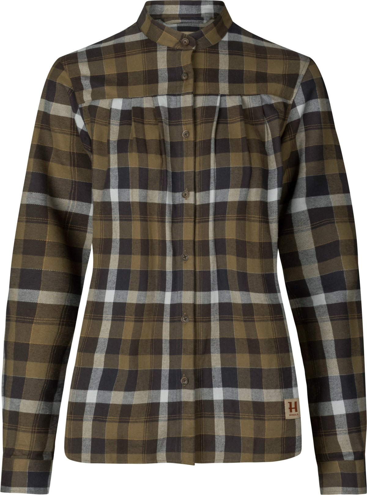 Sigrid L/S skjorte til kvinder Willow green/Phantom - Härkila