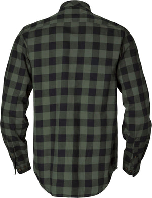 Härkila skandinavisk L/S-skjorte - Green check - Härkila