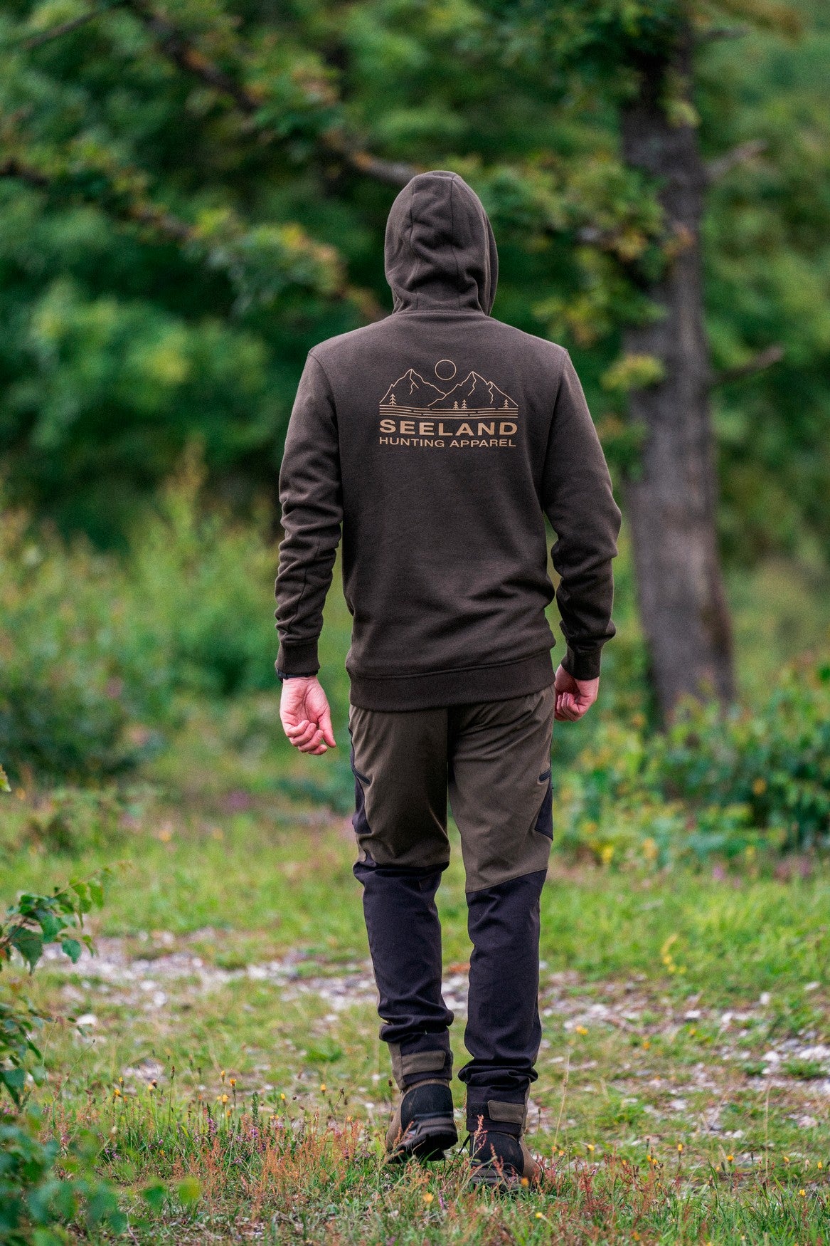 Outdoor stretch bukser - Pine Green/Meteorite - Seeland