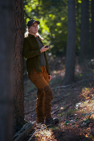 Larch membran bukser Women - Burnt clay - Seeland