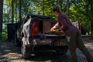 Larch membran bukser Women - Pine green - Seeland