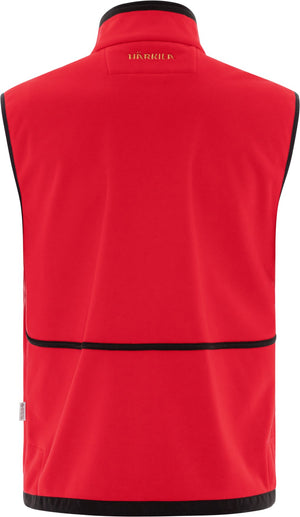 Kamko fleece vest Brown/Red - Härkila
