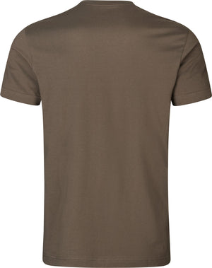 Härkila graphic t-shirt 2-pack - Brown granite/Phantom - Härkila