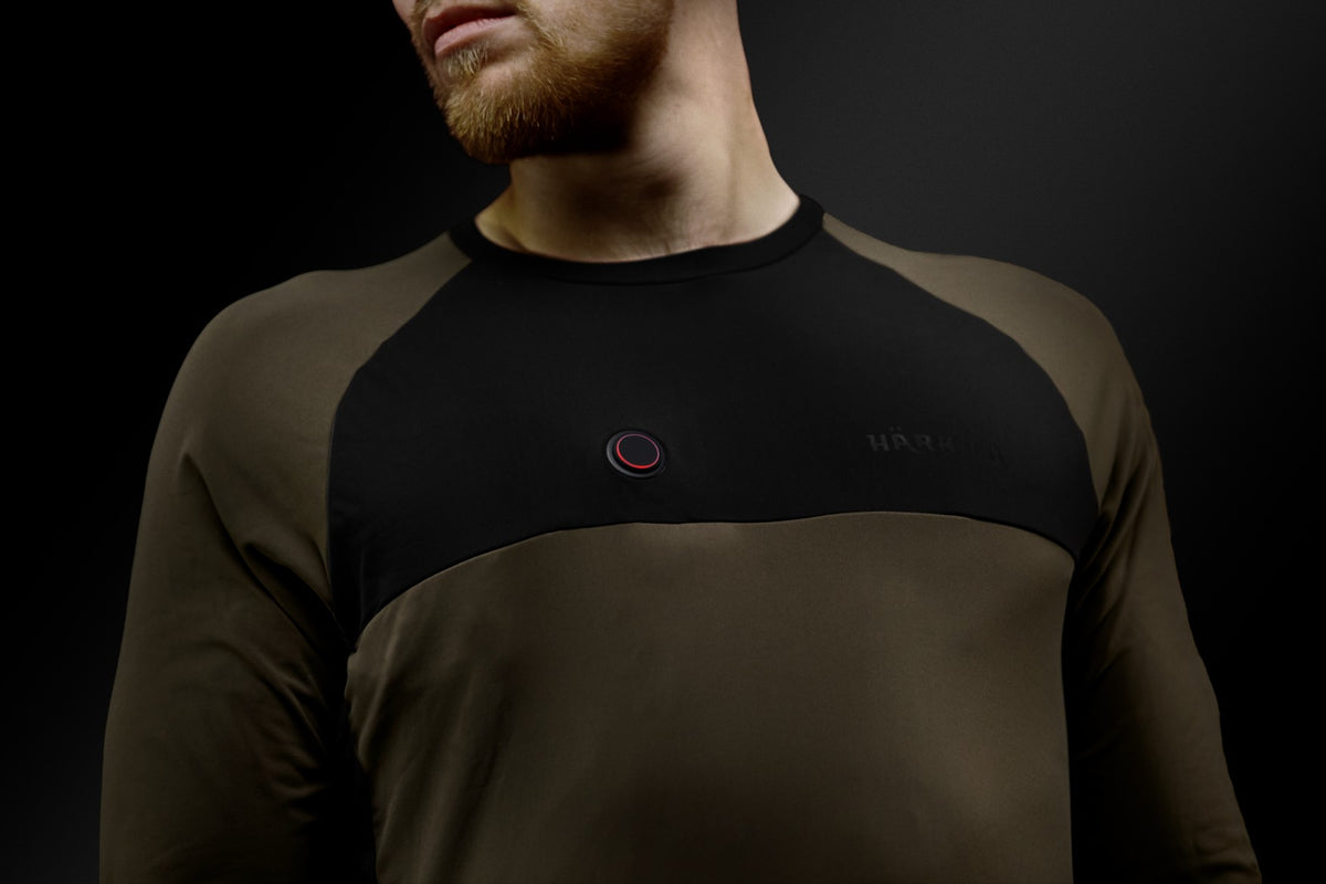Härkila Heat L/S t-shirt Willow green/Black - Härkila