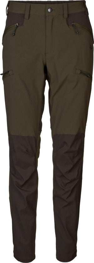 Str. 42 - Larch Stretch-bukser til kvinder Pine Green / Chocolate Torte - Seeland (32") - Ombytningsvare