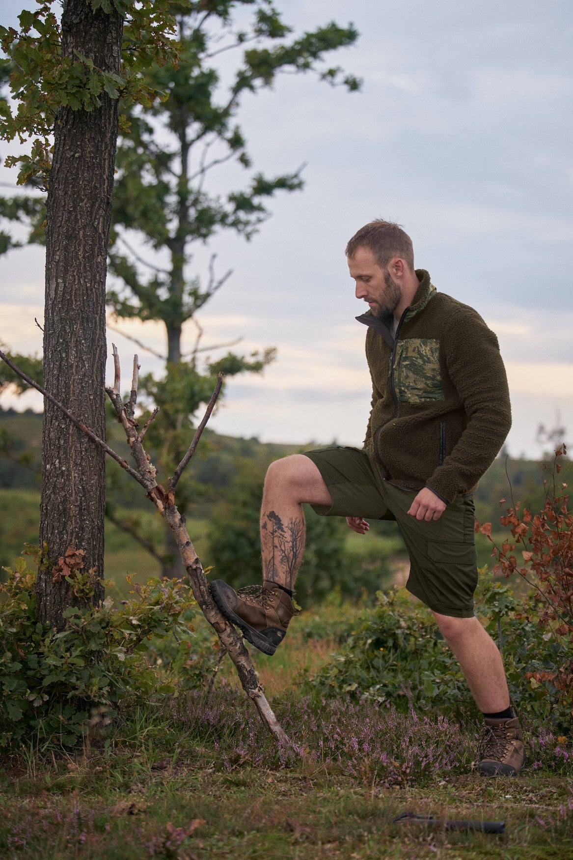 Elm Shorts Light - Pine/Grizzly Brown - Seeland
