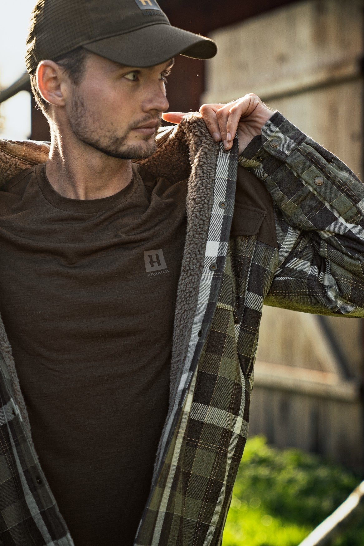 Härkila Base All Season S/S t-shirt - Shadow brown - Härkila