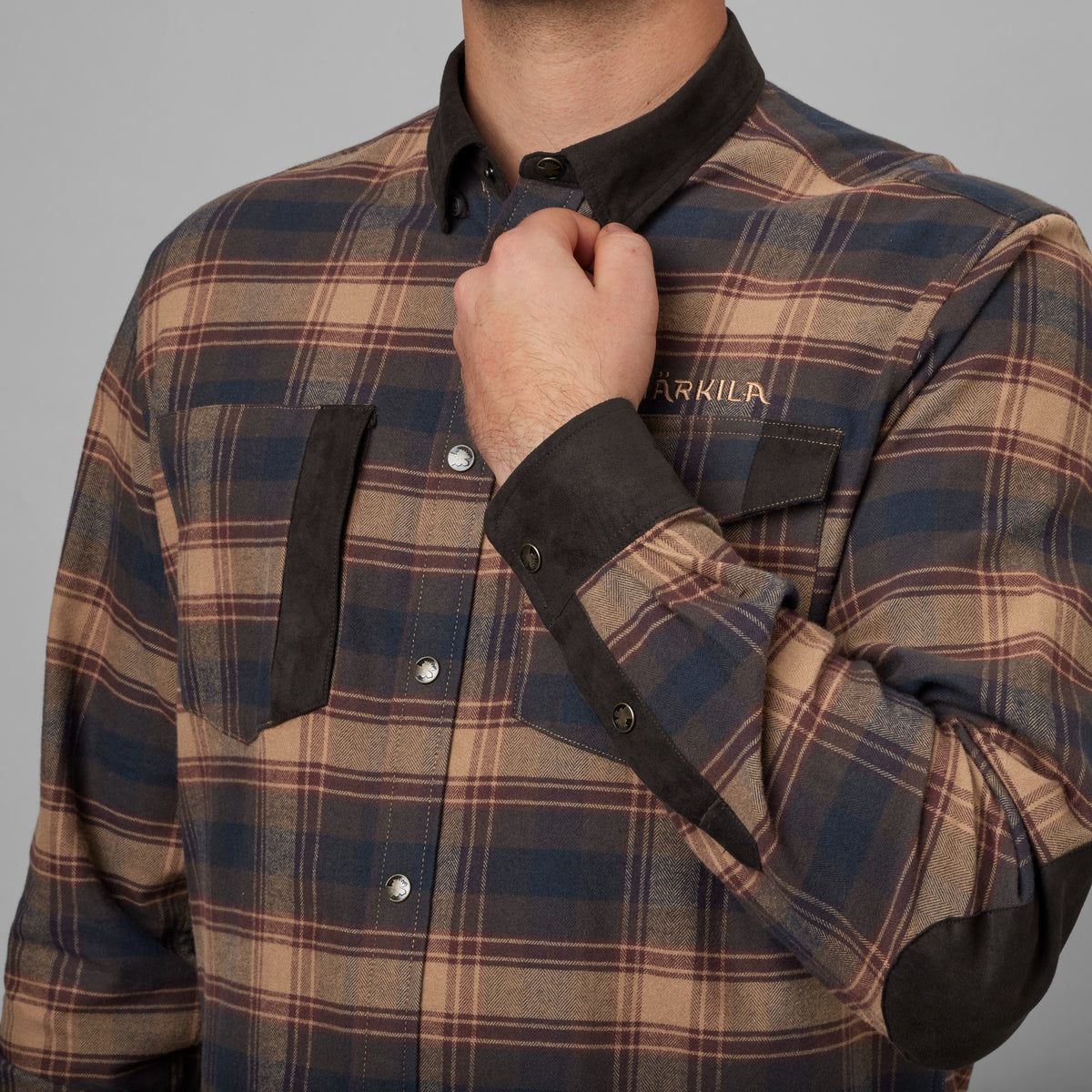 Aivak L/S skjorte -  Burgundy - Härkila