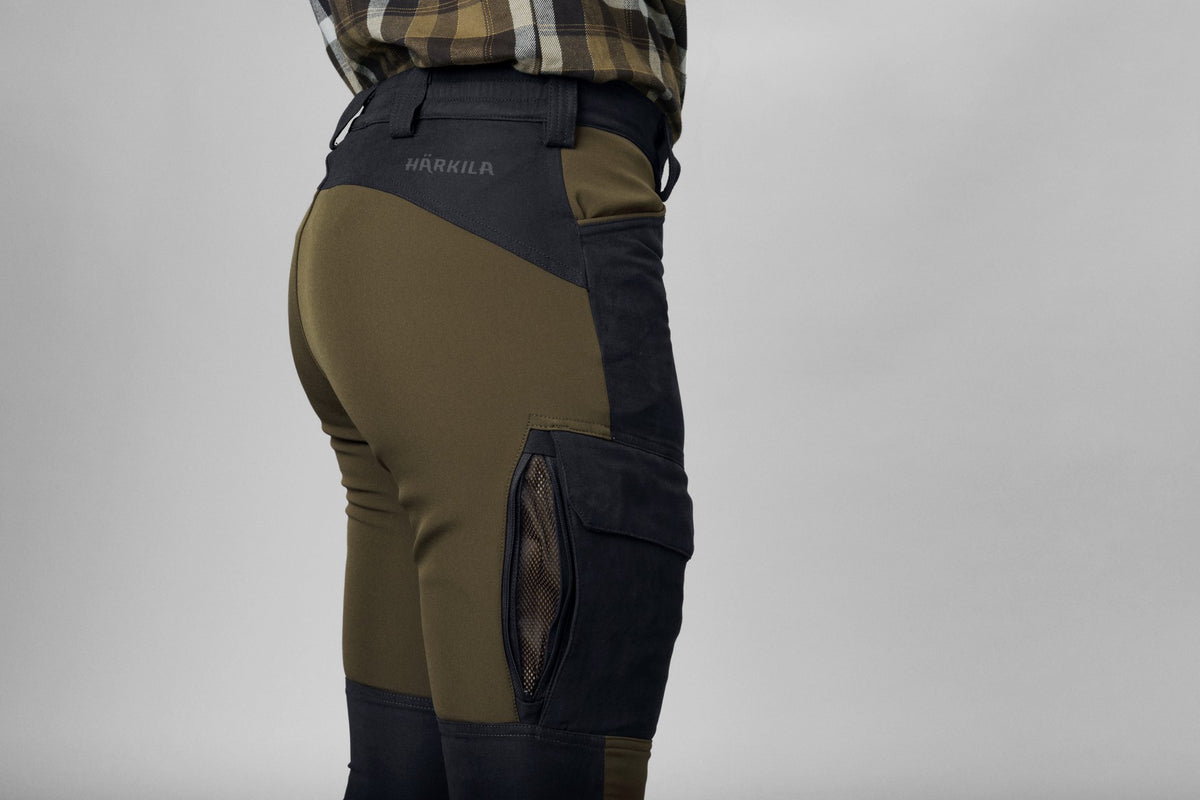 Härkila Scandinavian bukser til kvinder - Willow green/Deep well purple - Härkila