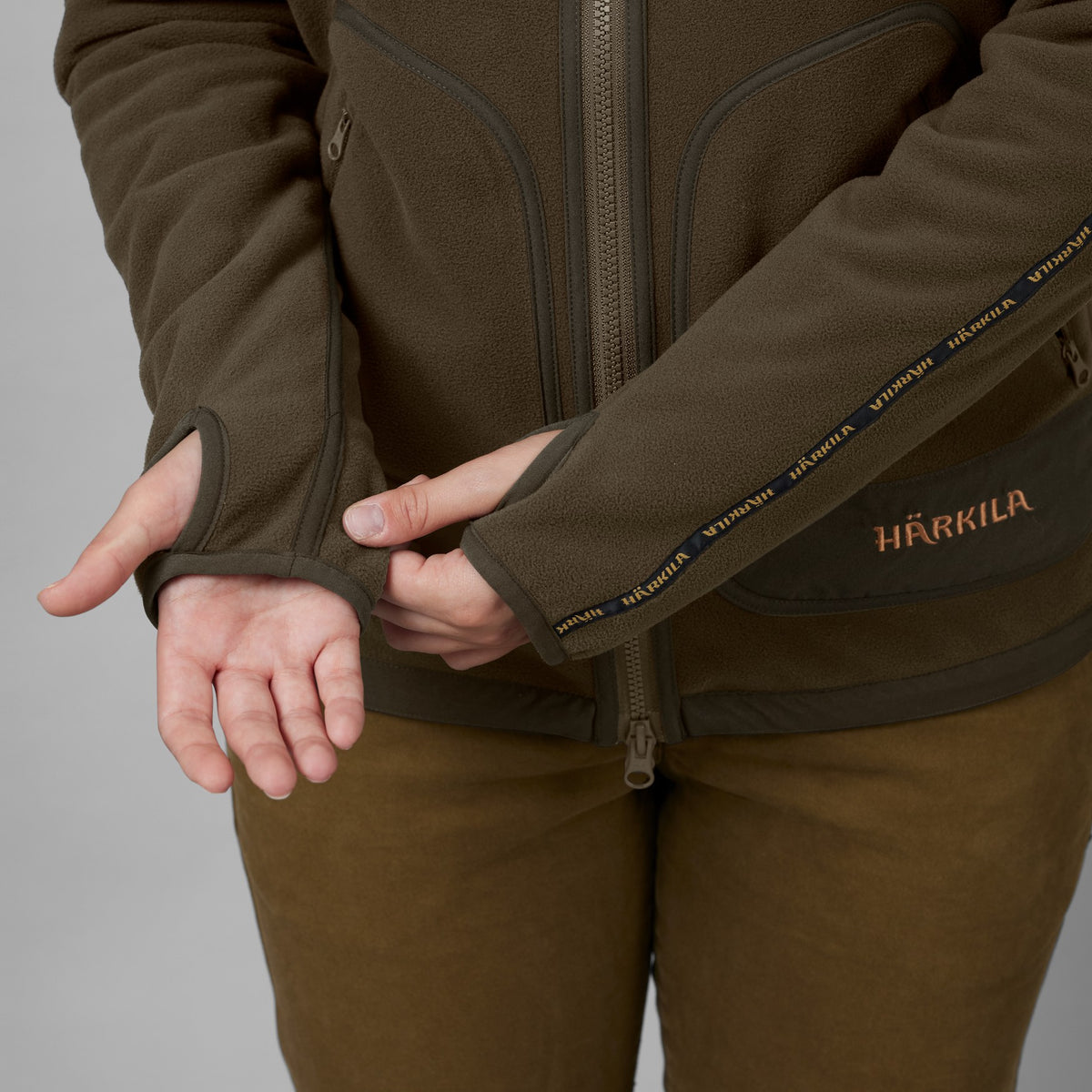 Kamko Fleece Kvinder - Brown/Red - Härkila