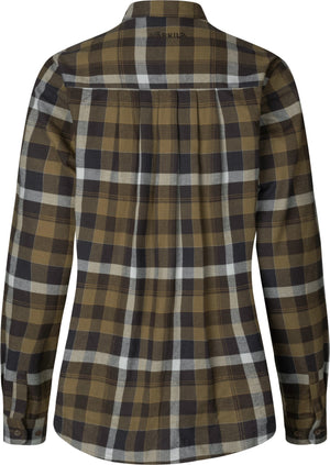 Sigrid L/S skjorte til kvinder Willow green/Phantom - Härkila