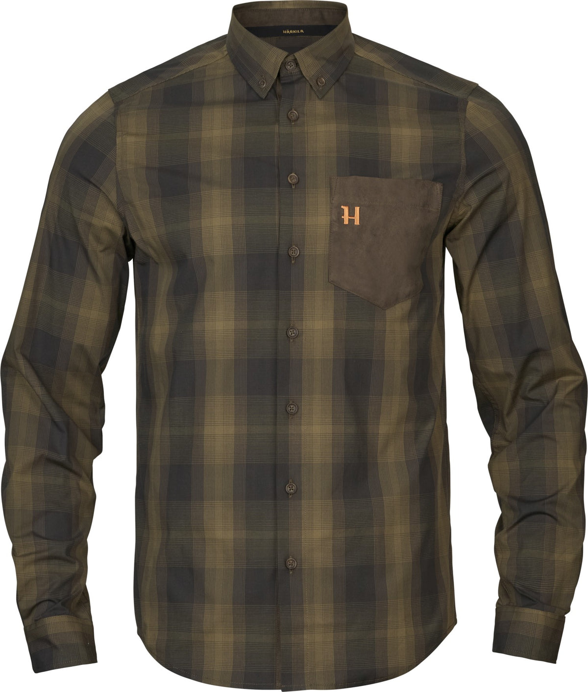 Akkan skjorte - Willow green/Shadow brown - Härkila