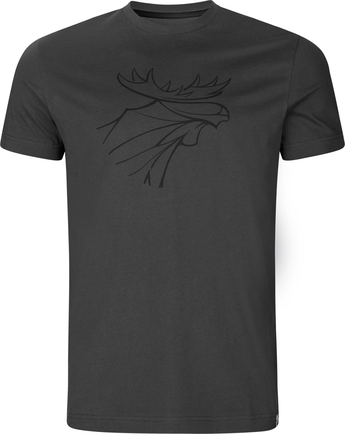 Härkila graphic t-shirt 2-pack - Brown granite/Phantom - Härkila
