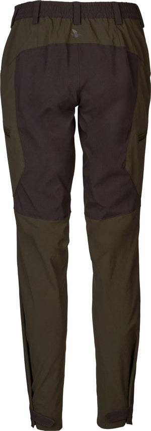 Str. 42 - Larch Stretch-bukser til kvinder Pine Green / Chocolate Torte - Seeland (32") - Ombytningsvare
