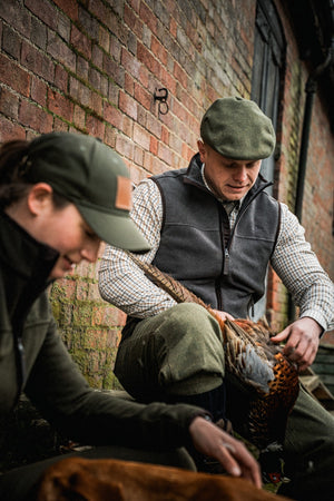 Woodcock Earl Fleece Vest - Dark Grey Melange - Seeland