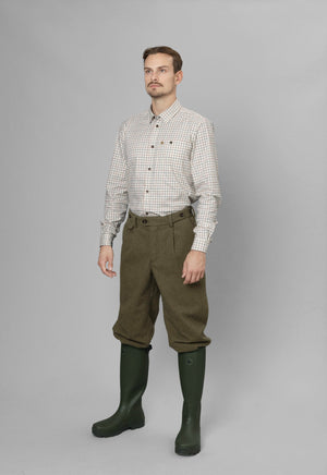 Oxford Shooting Skjorte - Grape Leaf/Terracotta Check - Seeland