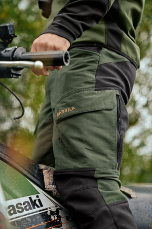 Härkila Scandinavian bukser - Duffel green/Black - Härkila