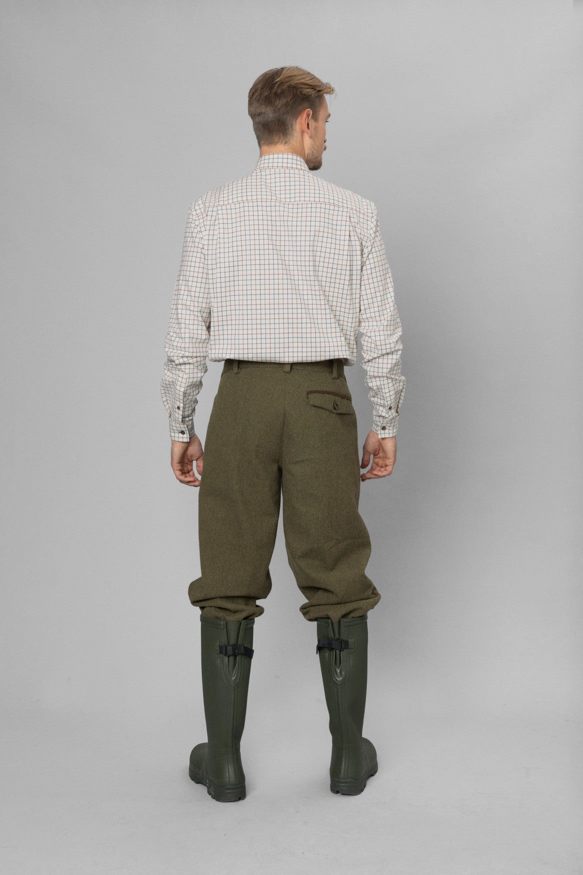 Oxford Shooting Skjorte - Grape Leaf/Terracotta Check - Seeland