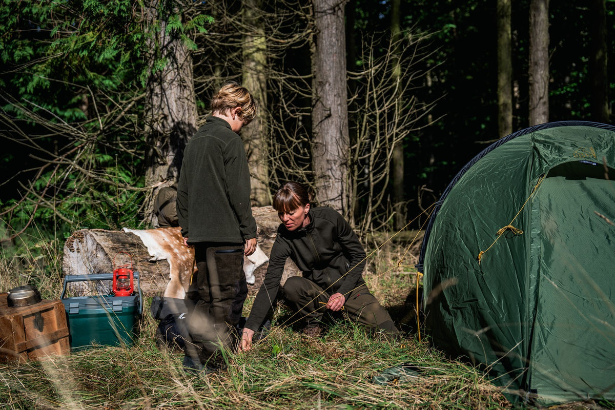 Tidal Tora Fleece-jakke Pine green - Seeland