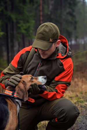 Str. 50 - Pro Hunter Dog Keeper GTX jakke Willow green/Orange - Härkila - Ombytningsvare