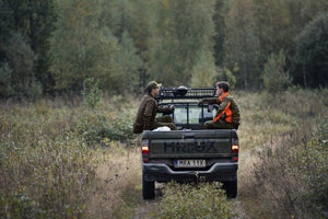 Elliot fleece - Pine green/Hi-Vis orange - Seeland