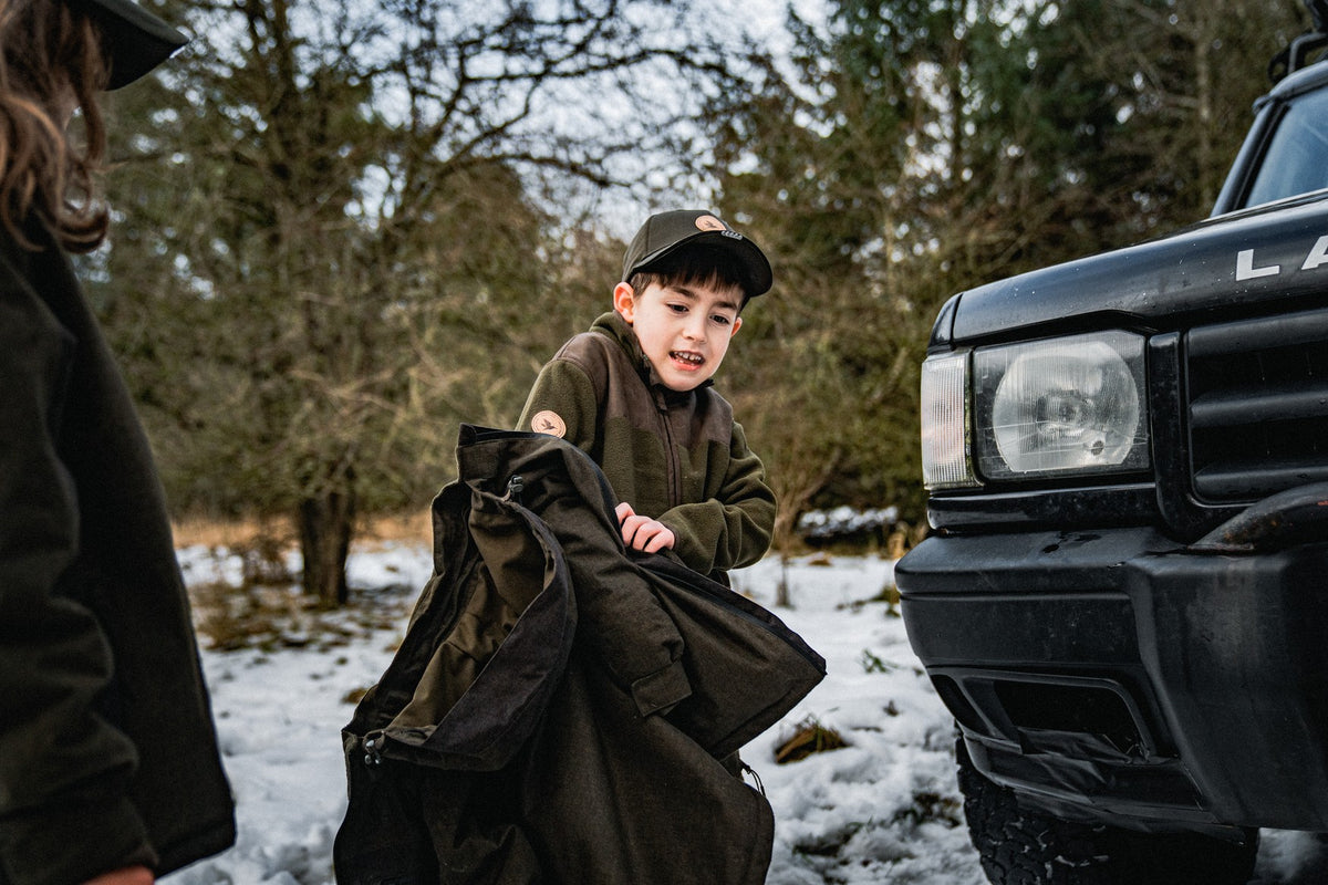 Bolt Junior Fleece Jakke Pine green - Seeland