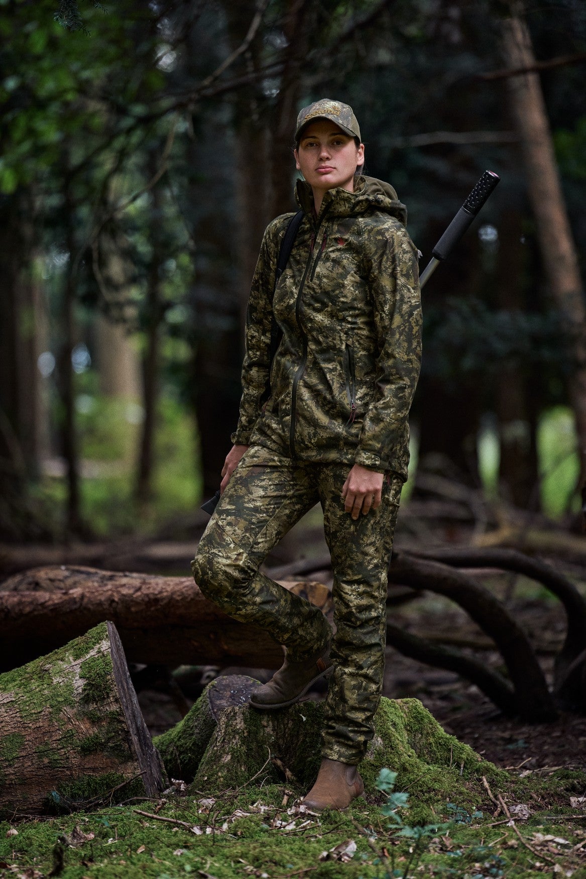 Avail Women Camo Bukser InVis MPC green - Seeland