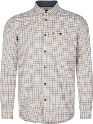 Oxford Shooting Skjorte - Grape Leaf/Terracotta Check - Seeland