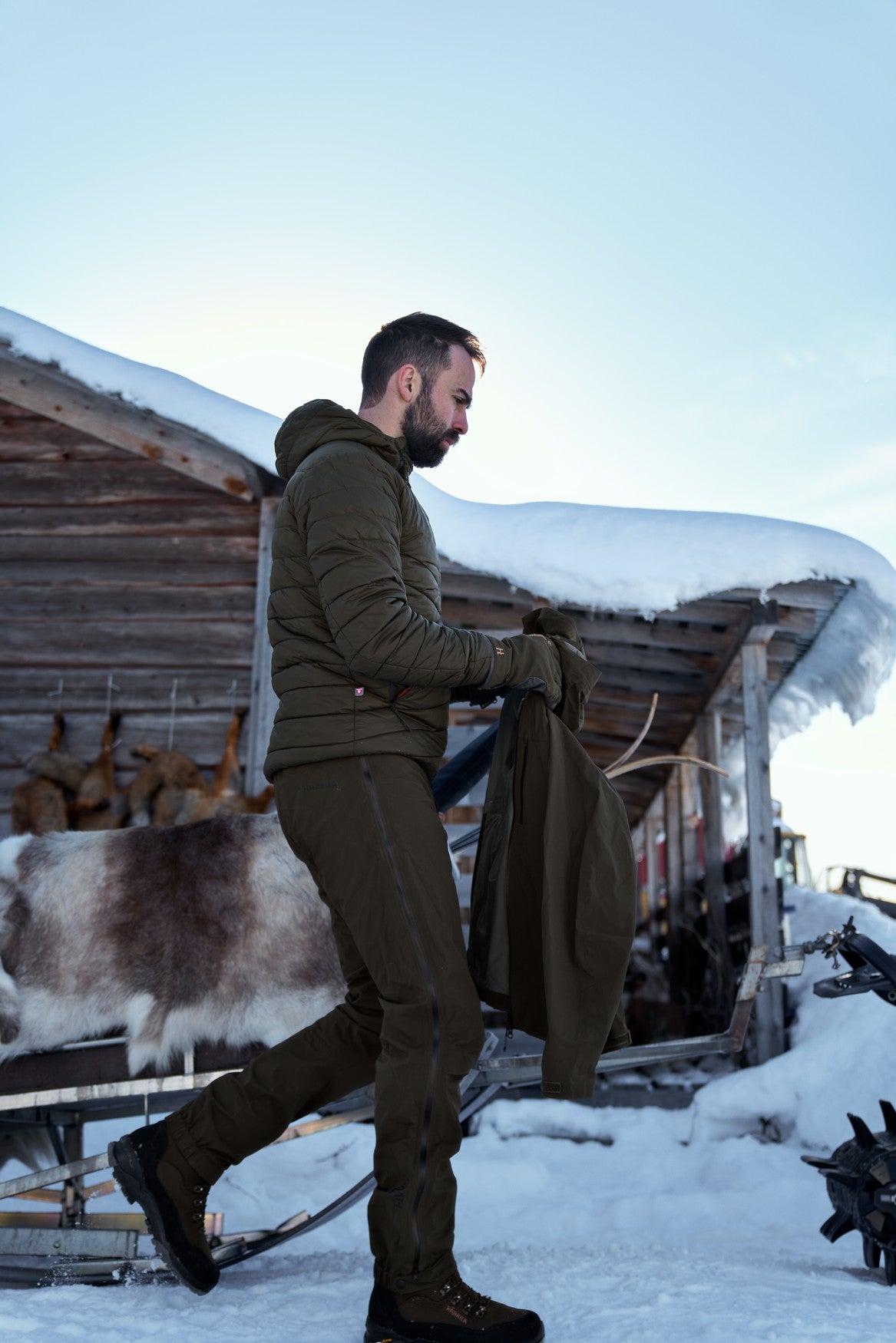 Logmar HWS pakbare bukser Willow green - Härkila