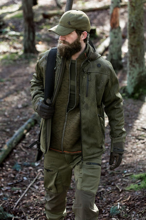 Hawker Shell jakke - Pine green - Seeland