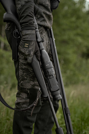 Härkila NOCTYX camo - silent bukser AXIS MSP®Black/Black - Härkila