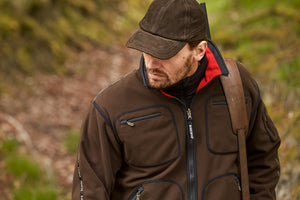 Kamko Fleece - Brown/Red - Härkila