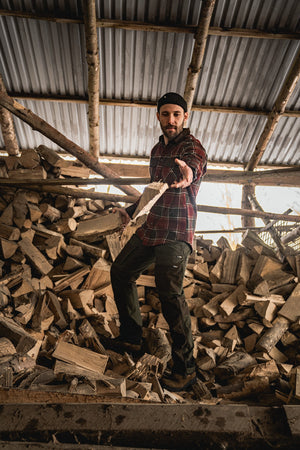 Glen Flannel Skjorte - Red forest check - Seeland