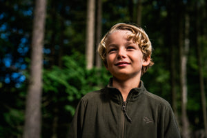 Benjamin Junior Fleece Pine green - Seeland